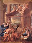 Nicolas Poussin The Adoration of the Shepherds painting